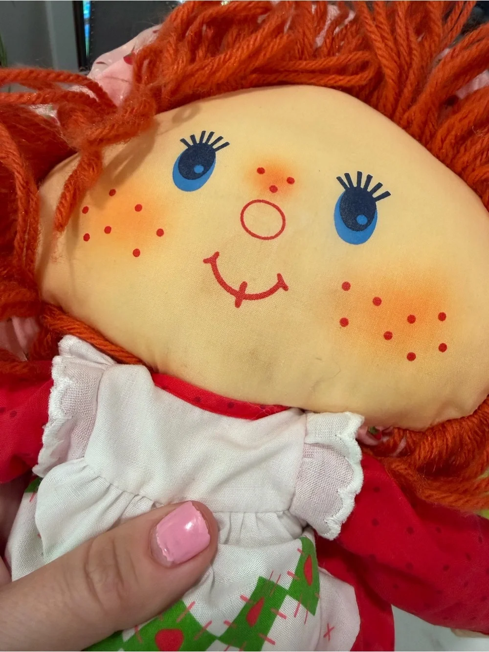 Vintage 1980 Strawberry Shortcake Plush Doll